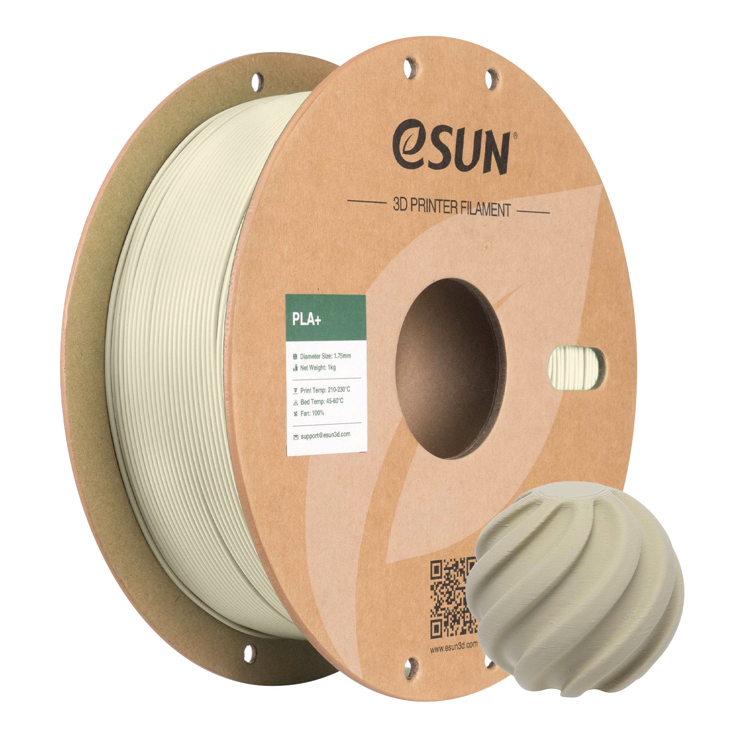 eSUN PLA+ Light Khaki filament 1,75 mm 1 kg