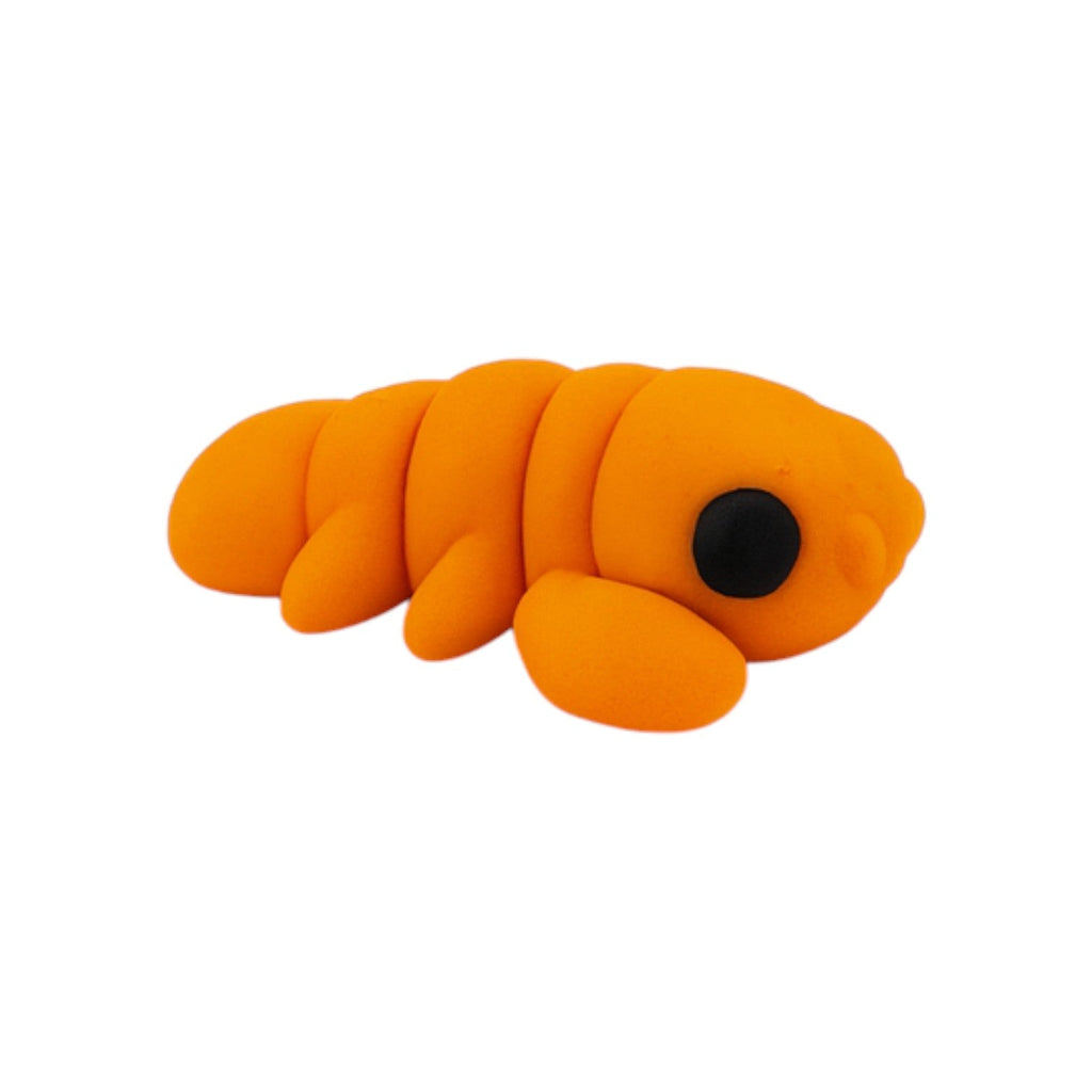 Tiny kreeft oranje/zwart 5,5x4,5x2 cm – schuin vooraanzicht