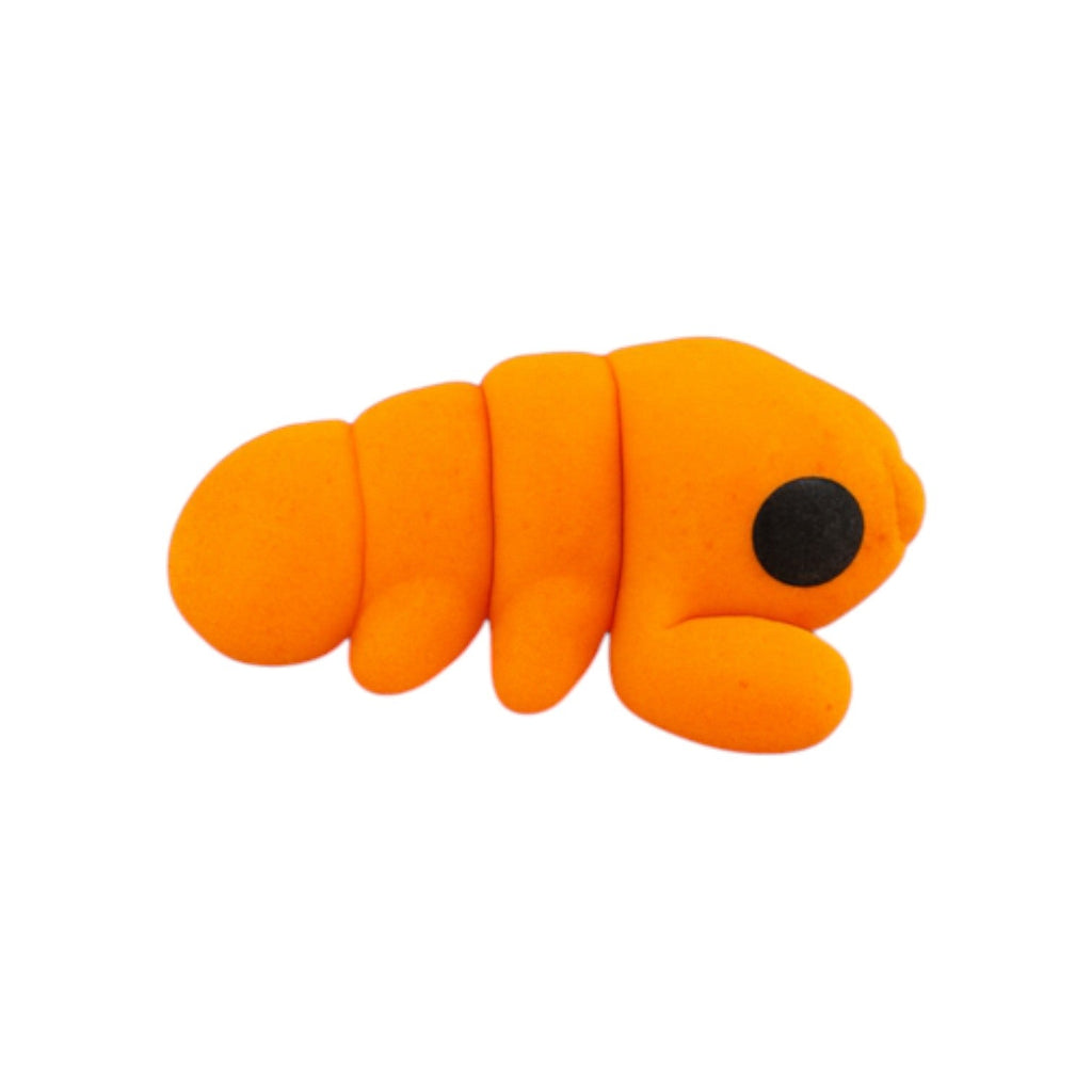 Tiny kreeft oranje/zwart 5,5x4,5x2 cm – zij-/achteraanzicht